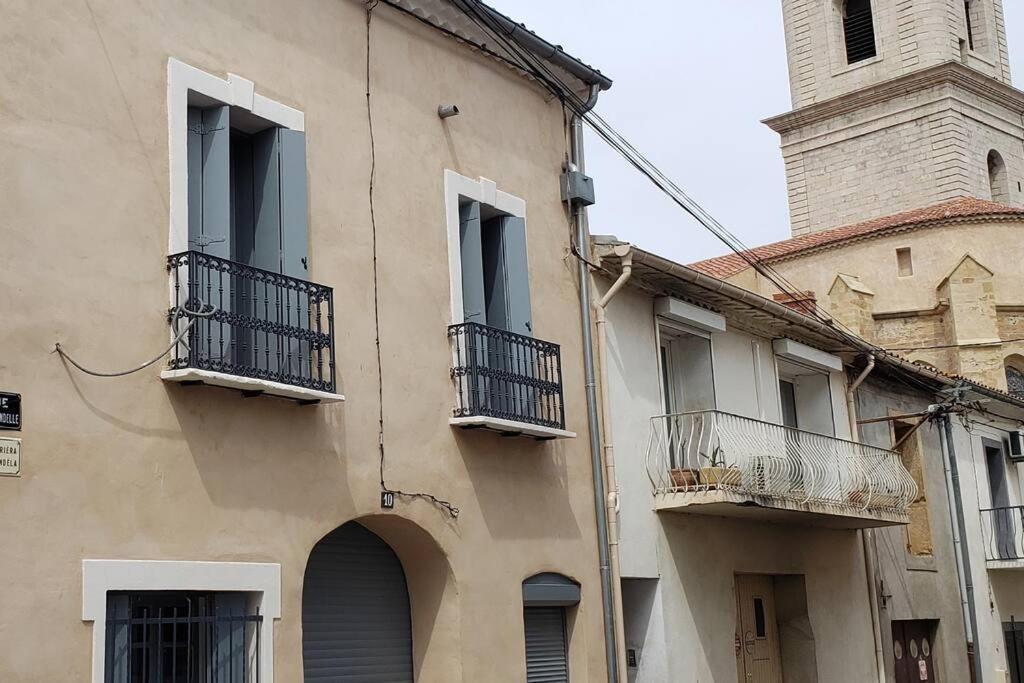 Maison Vigneronne De Caractere Du XIX Plein Centre Vila Marseillan  Exterior foto